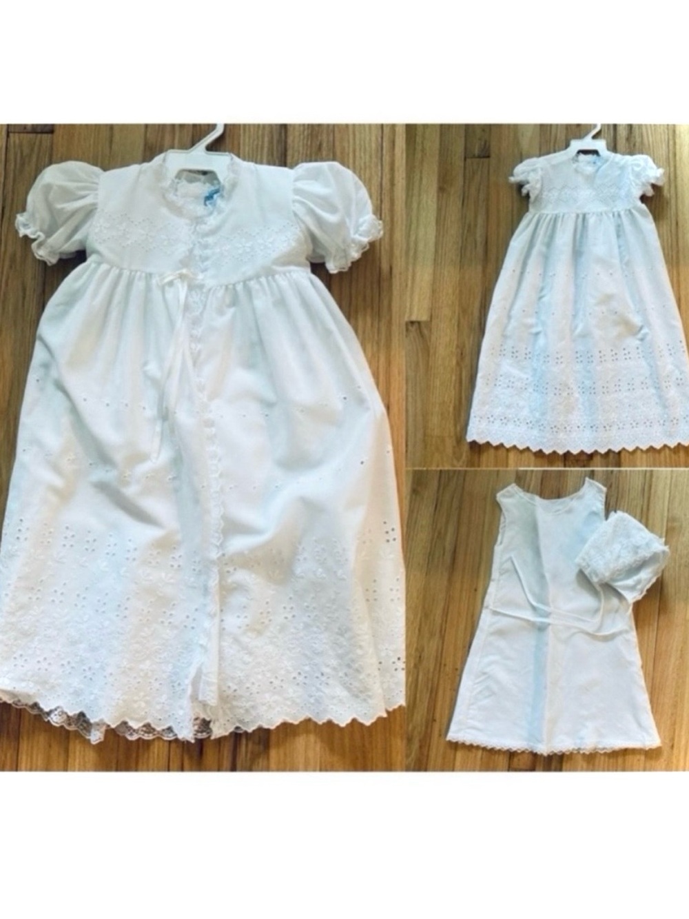 EUC Vintage Phyllis (4piece) Christening Set.  Size “Regular Infant Girl”